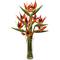 2.5ft. Bird of Paradise Flowers in Glass Cylinder Vase